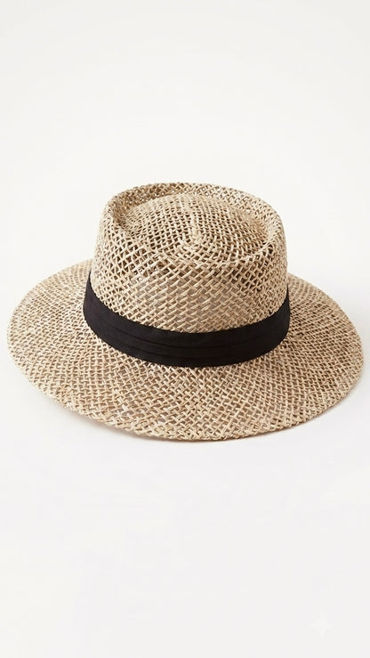 Sombrero calima de paja natural