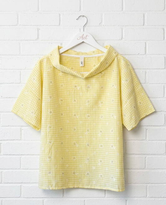 Camisa bordado floral +3 colores