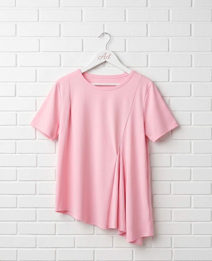 Camiseta asimetría +5 colores