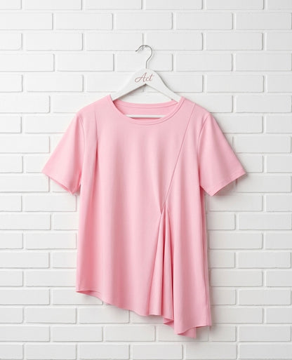 Camiseta asimetría +5 colores