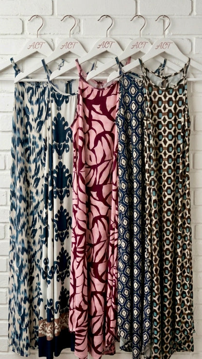Vestido City licra fria +5 estampados