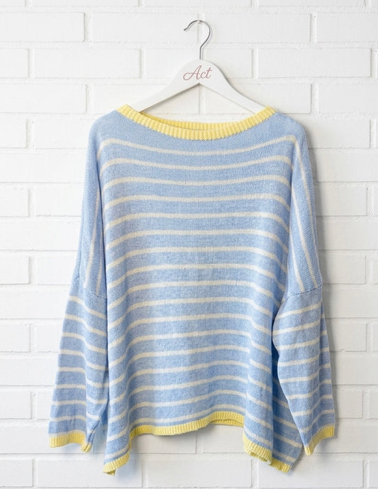 Jersey rayas contraste+2colores
