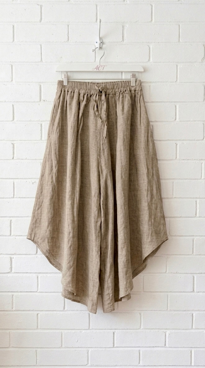 Pantalón lino asimétrico +3 colores