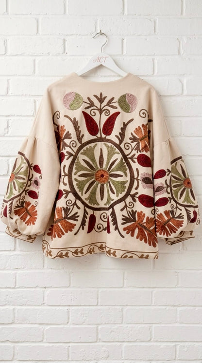 Chaqueta Kimono Estampada