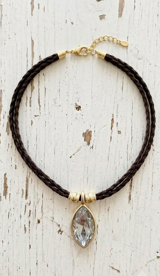 Choker Óvalo Bronce