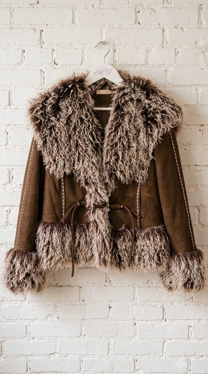 Chaqueta Suede Boho