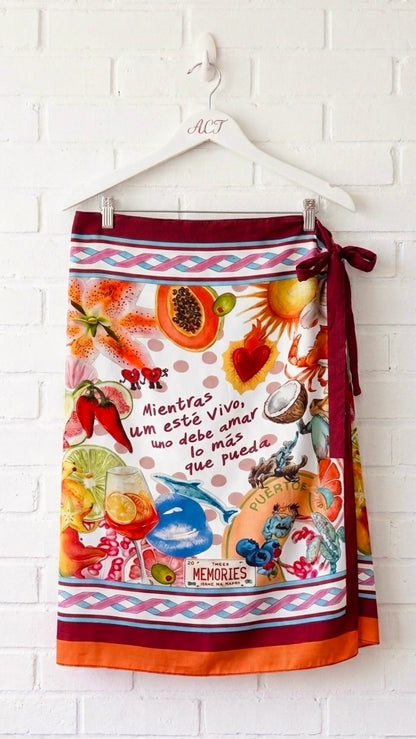 Falda pareo estampada +6 colores