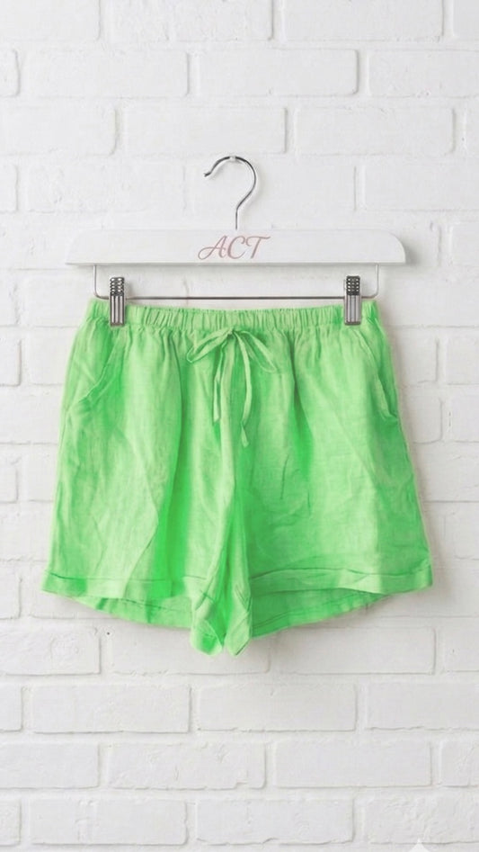 Pantalón corto de lino Aurora +5 colores