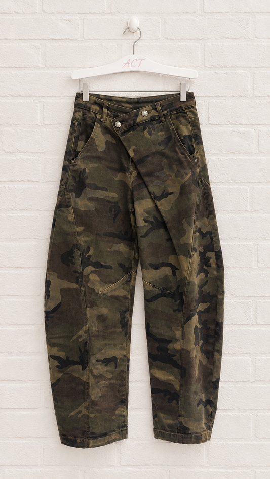 Pantalón Vaquero Camuflaje S-Woman