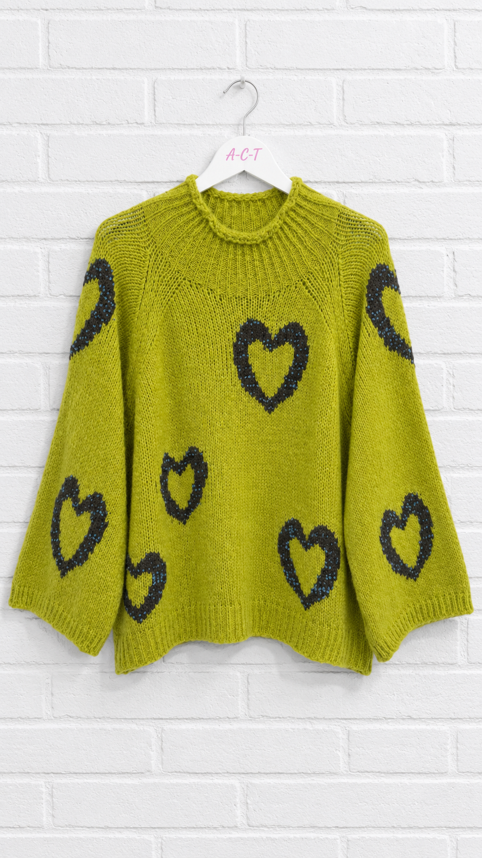 Jersey de Punto con Estampado Corazones +4 colores