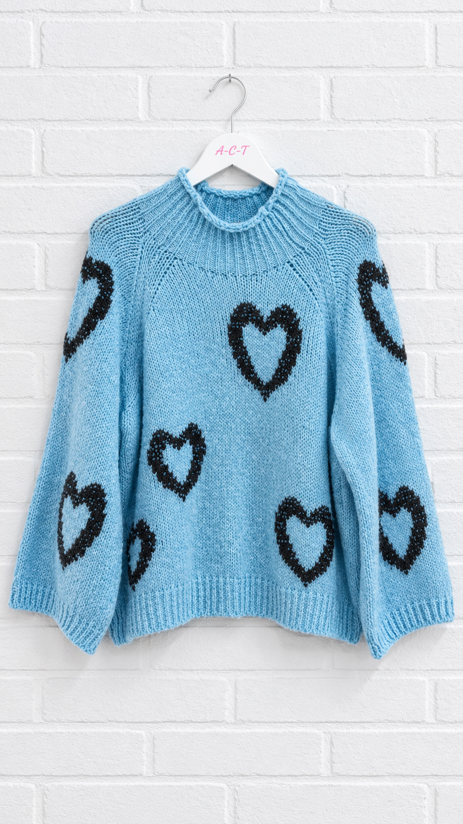 Jersey de Punto con Estampado Corazones +4 colores